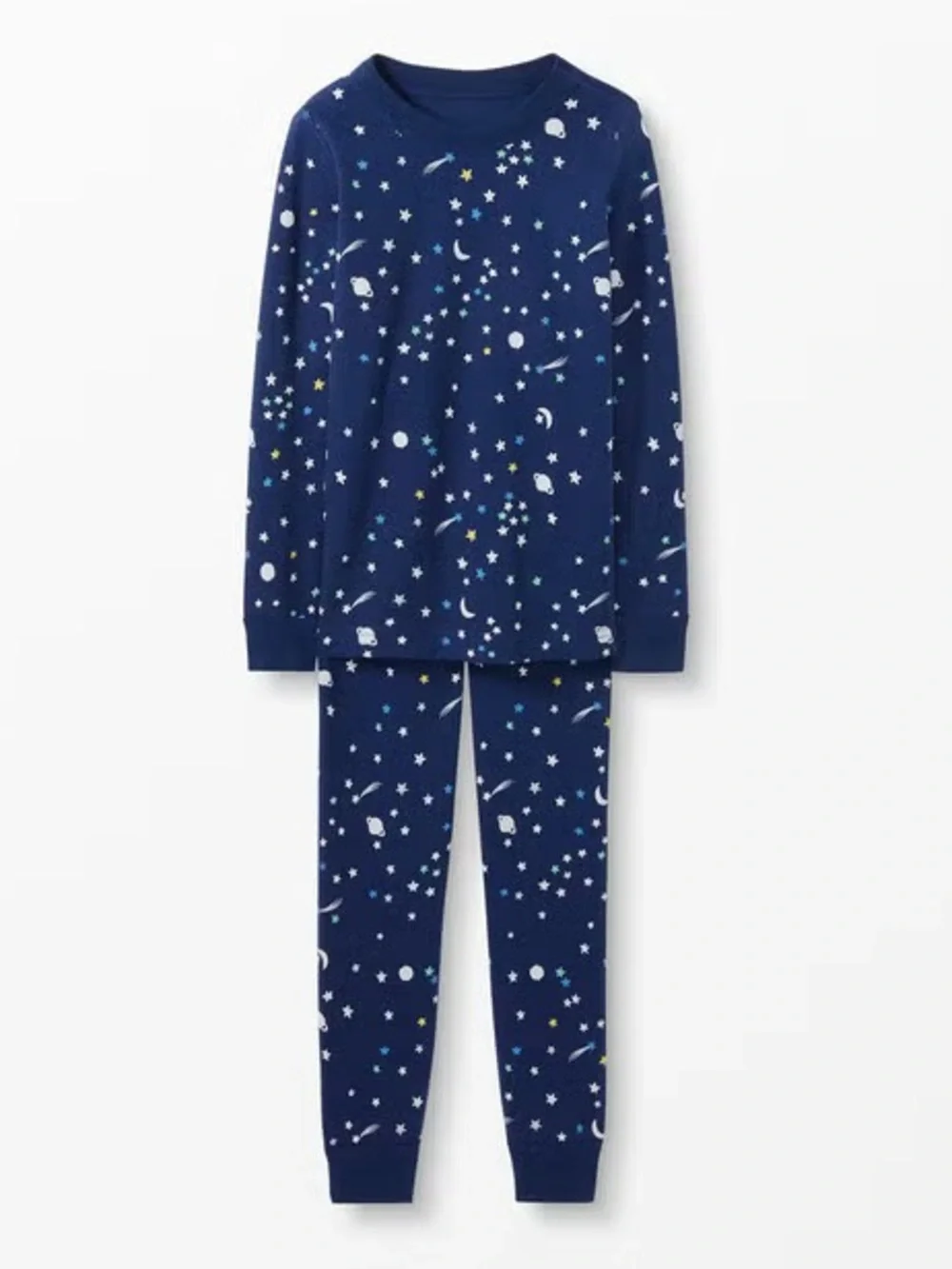 Hanna Andersson Long‎ John Pajama PANTS ONLY Sprinkle of Stars Size 4